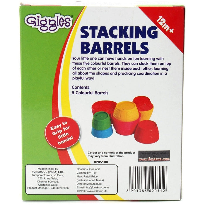 Giggles Stacking Barrels (1-2 Years)