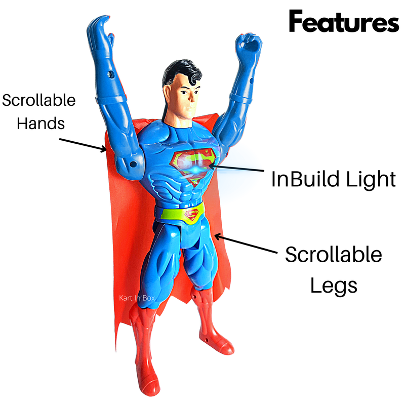 Superman Action Figure Toys (Big in Size 12 Inch)