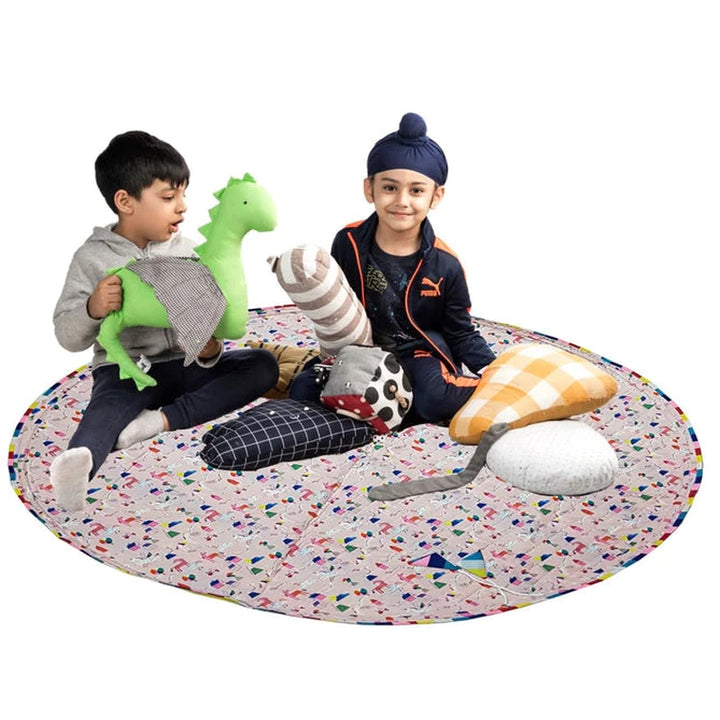 Buy STORAGE CUM PLAY MAT LEGO MAT ANIMAL STRIPED For Children On Snooplay India
