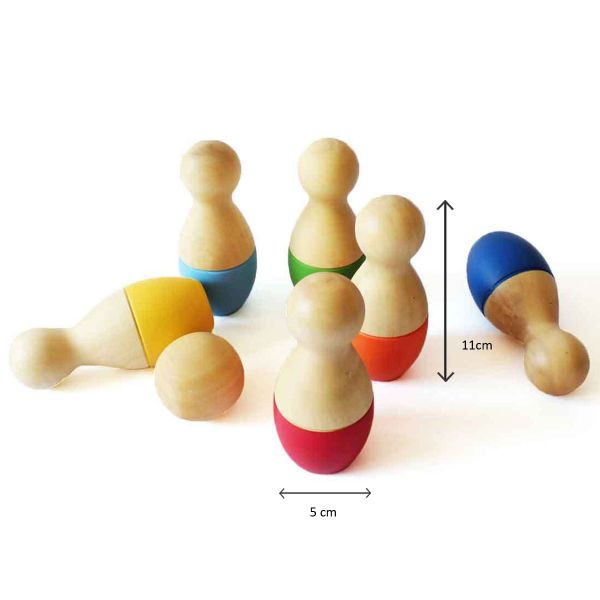 Mini Bowling Pins Set