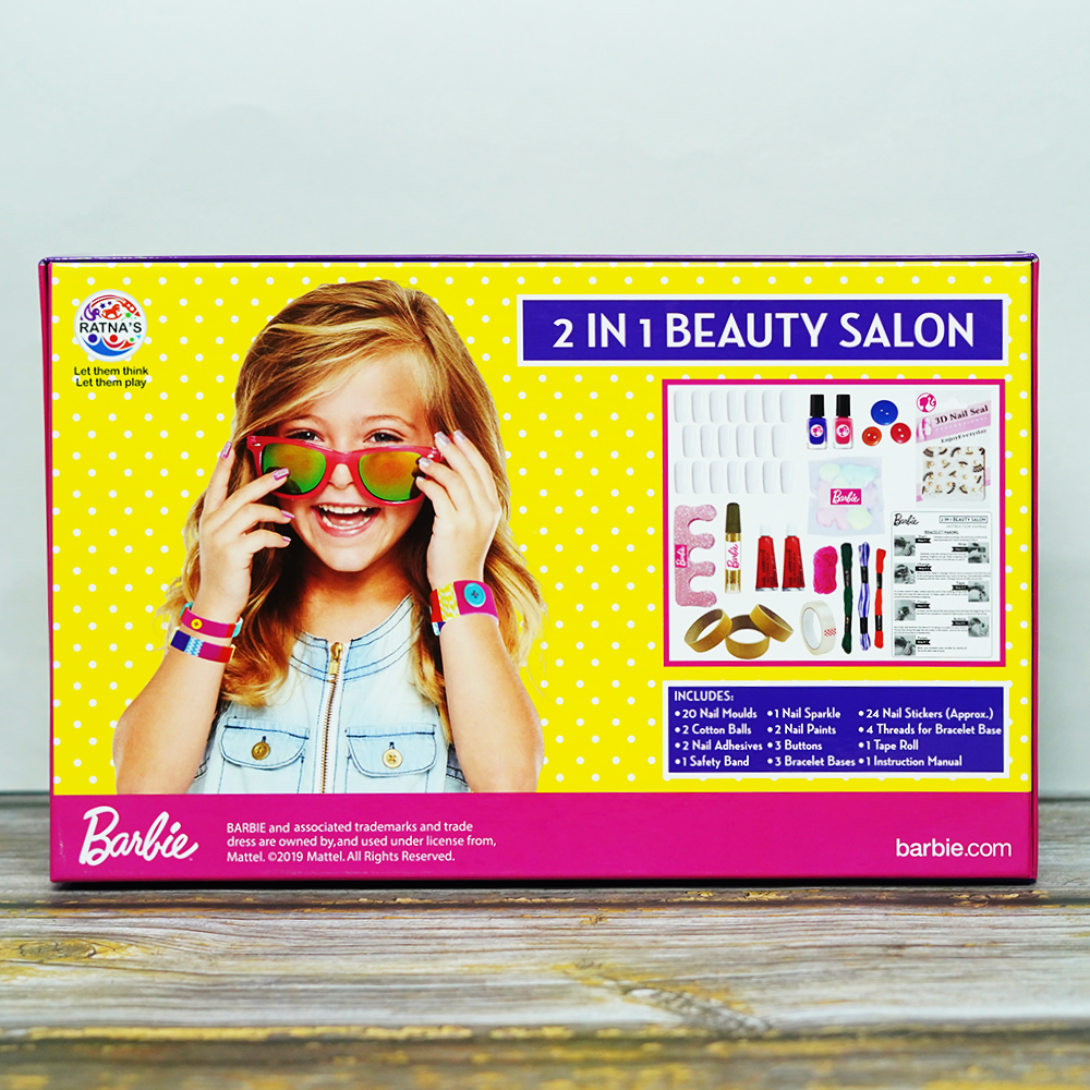 2 in 1 Beauty Salon DIY Kit- Official Barbie Merchandise