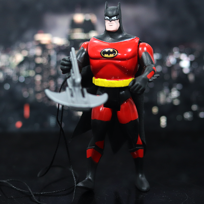 The Bruce Wayne Batman action figure that comes with batman body top and a rope launcher.