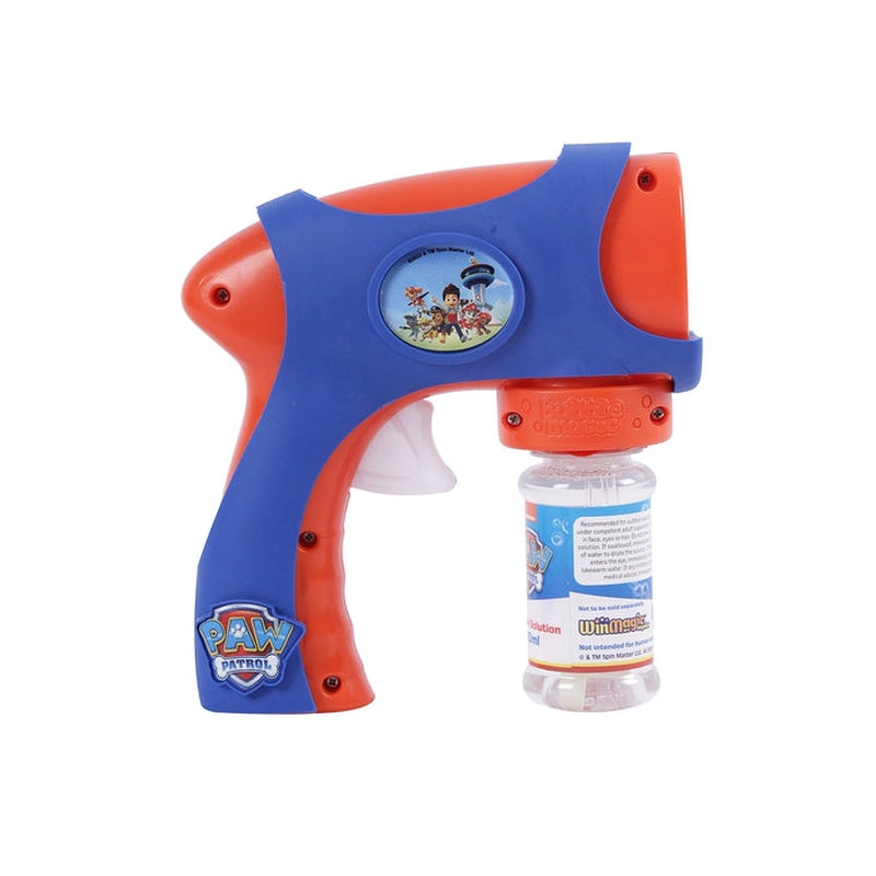 Bubble Magic Paw Patrol Turbo Powered Bubble Blaster Gun | With Viscous Concentrate Solution 60ml Bottle