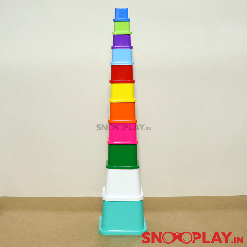 Colour Stack Up Tower for Kids