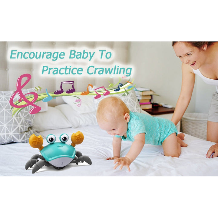 Musical Rechargeable Crawling Crab Toy (1-3 Years)