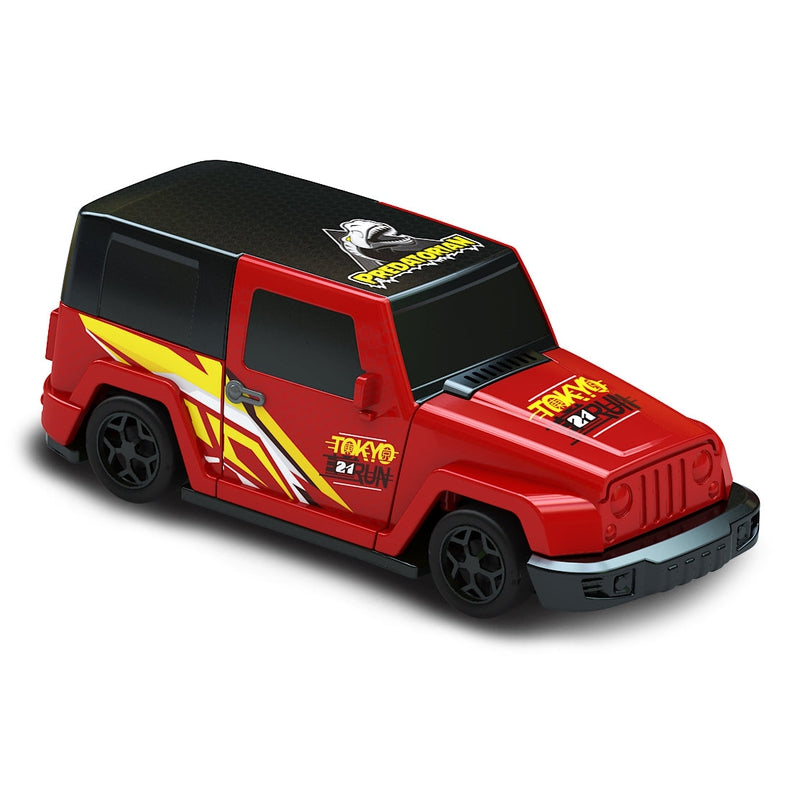 Crash'ems Predatorian Pull Back Vehicle,  1 Car and 2 Modes of Play