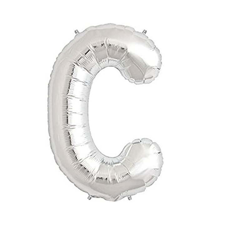 A - Z Letter Balloon-Silver (16 inches)