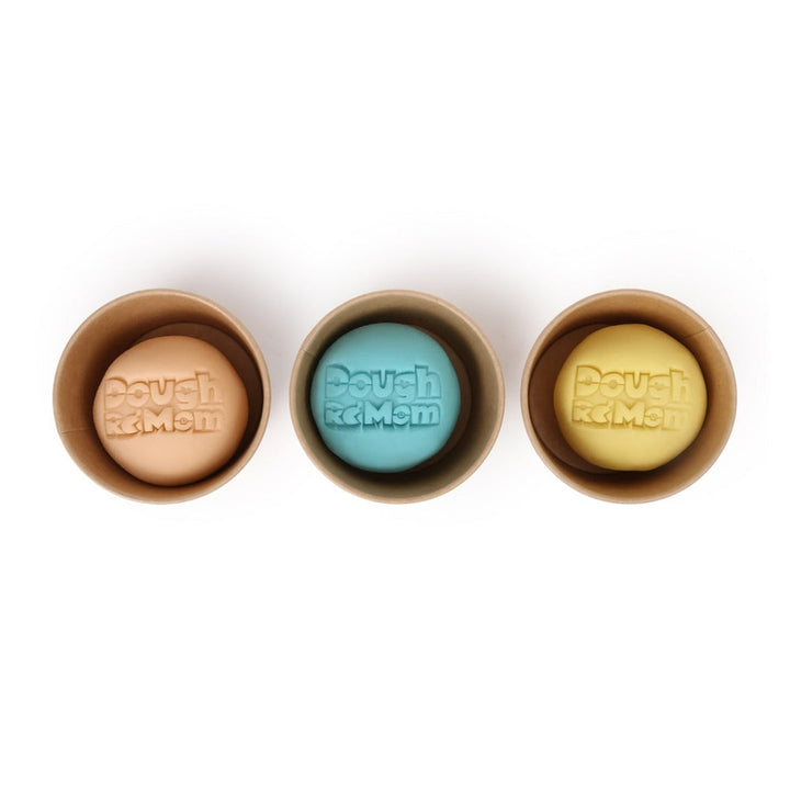 Set of 3 Calm Colours Clay Doughs (2-8 Years)