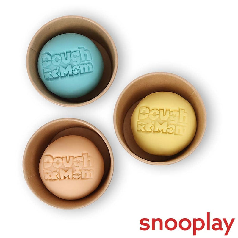 Set of 3 Calm Colours Clay Doughs (2-8 Years)