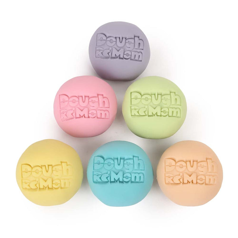 Set of 6 Calm Colours Soft Clay Dough (2-8 Years)