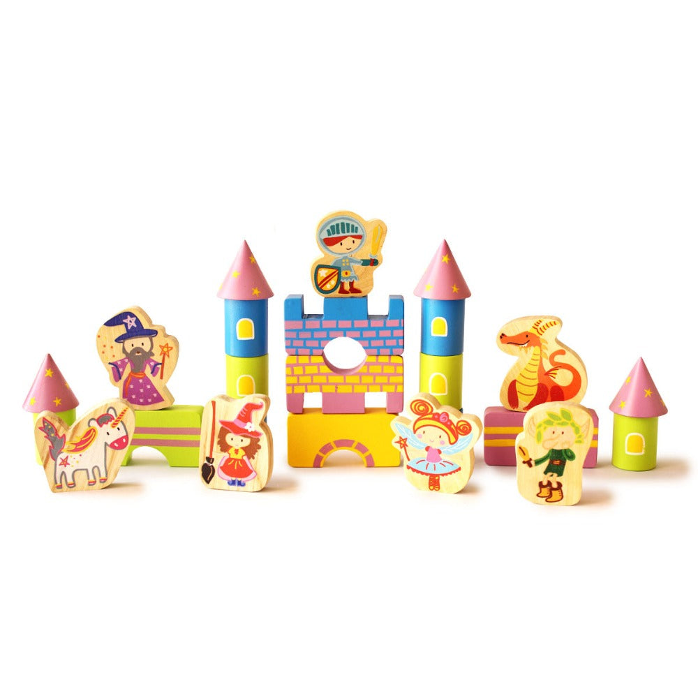 Starry Castle & Fantasy Characters Wooden Blocks