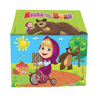 Combo of 2 Masha And The Bear Friend Printed Play Tent House With 1 Kids Doctor Set Briefcase Kit