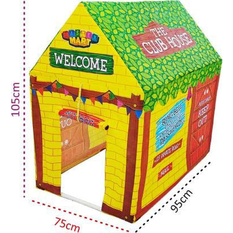Combo of 2 Play Tent Club House Jumbo Size With 1 Kids Doctor Set Briefcase Kit