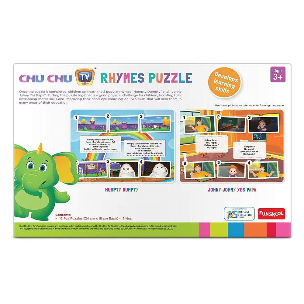 Original CHU CHU TV  2 in 1 Rhymes Puzzle