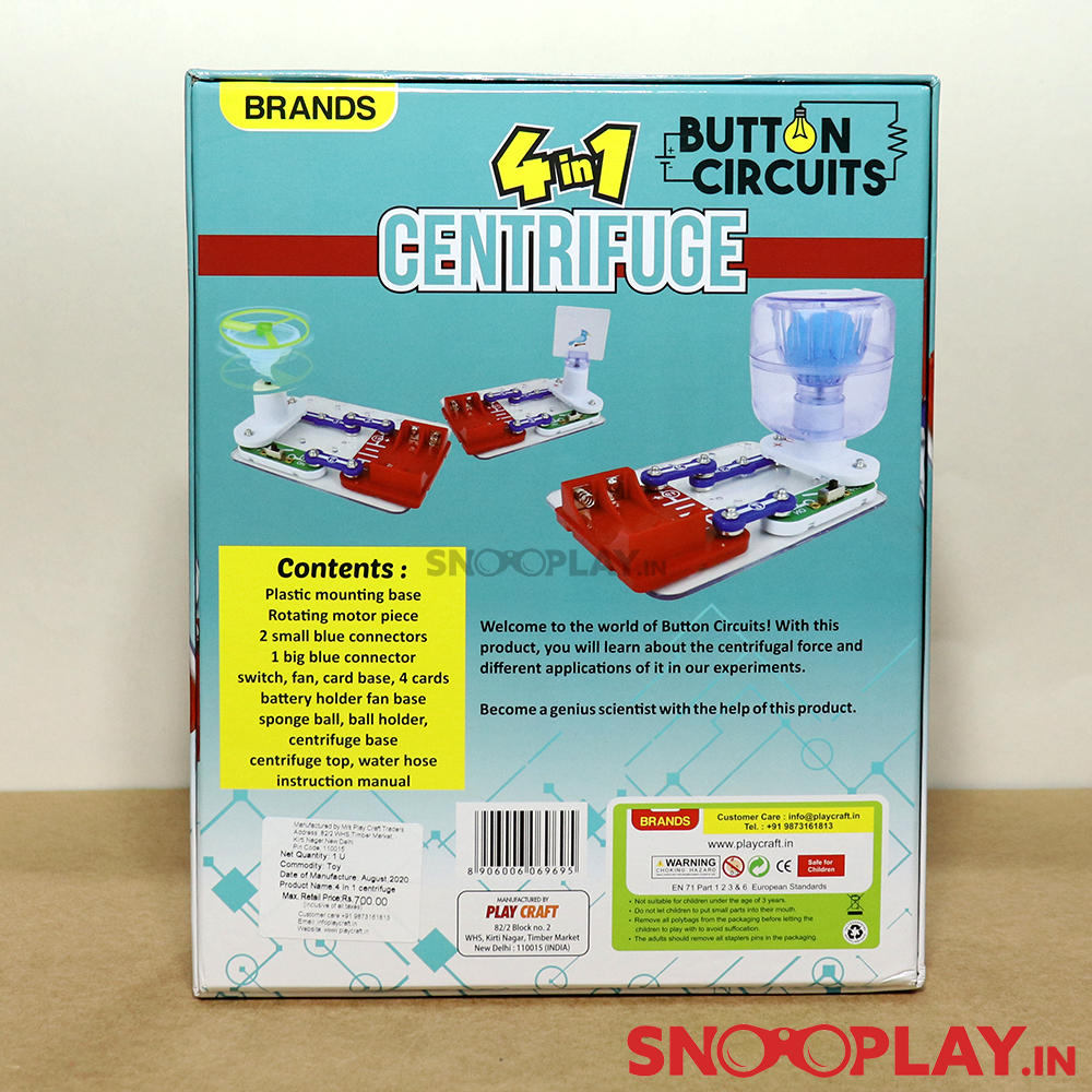 4 in 1 Centrifuge Circuit Game - Educational STEAM Game For Kids