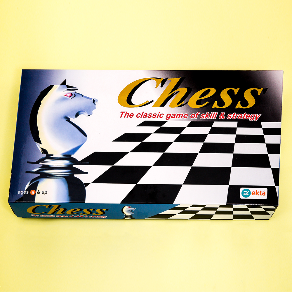 The main cover of chess board game by Ekta, perfect for friends and family night.