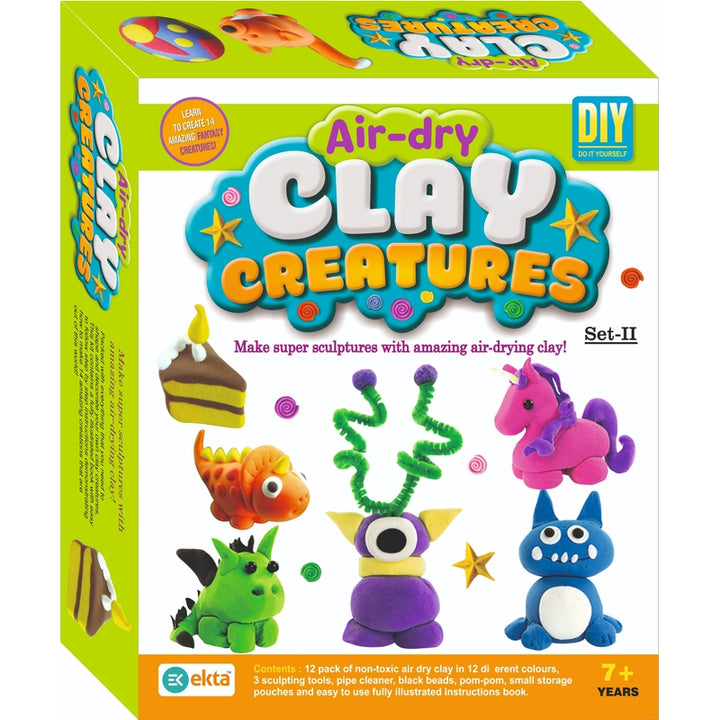 Air Dry Clay Creatures Set-2 (Activity Kit)