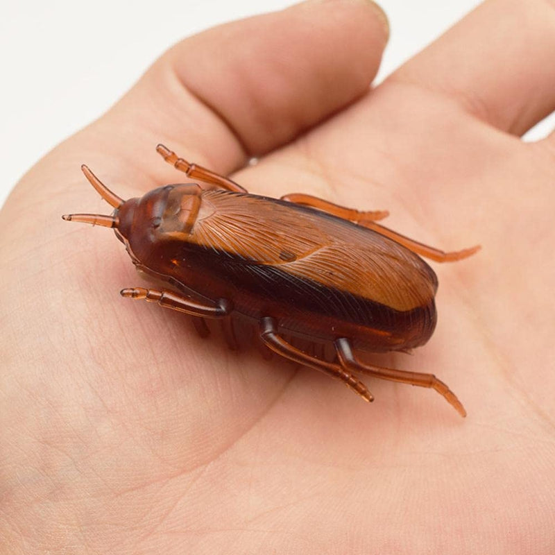 Harmless Electronic Cockroach Bug Vibrating Prank Gag Toy Simulation Insect Crawl Battery Operated For Kids