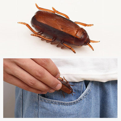 Harmless Electronic Cockroach Bug Vibrating Prank Gag Toy Simulation Insect Crawl Battery Operated For Kids