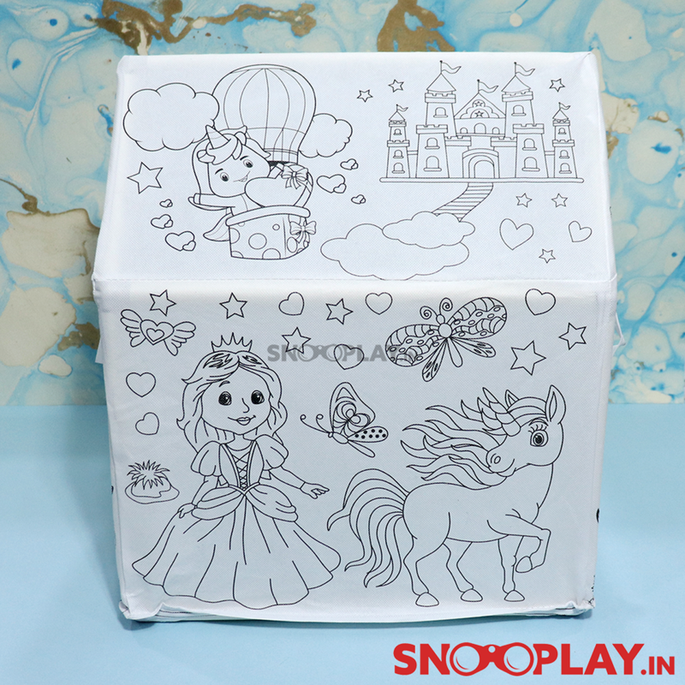 Ratna's Unicorn Theme Colouring Hut - Tent House (5-8 Years)