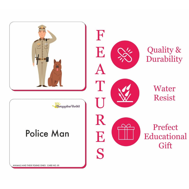 Community Helpers Flash Cards