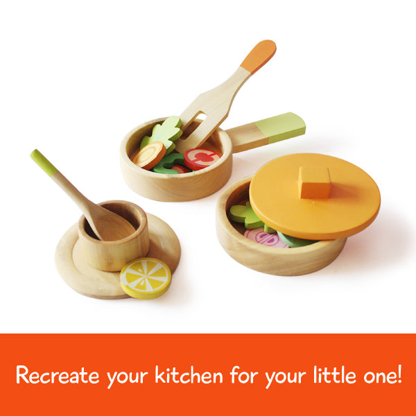 Little Chef Wooden Cooking Set