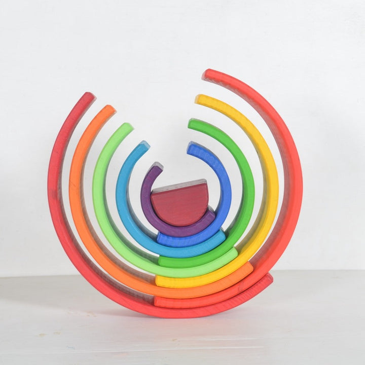 10-Piece Large Rainbow Stacker