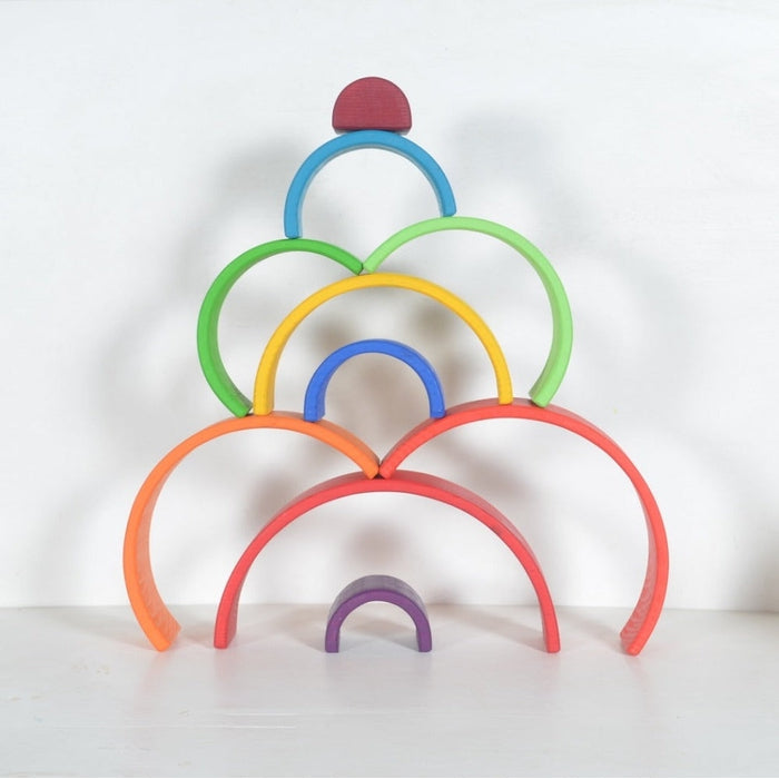 10-Piece Large Rainbow Stacker