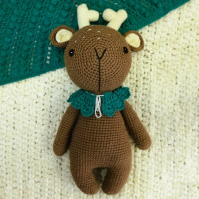 Handmade Amigurumi Cuddles Soft Toy- The Deer