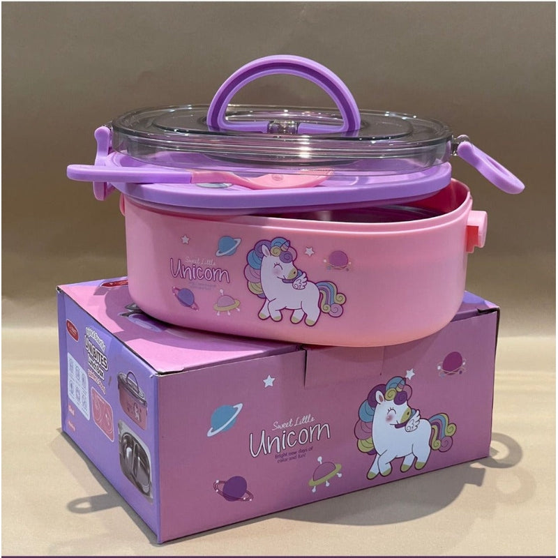 Dino Lunch Box with One Compartment - Assorted Colours