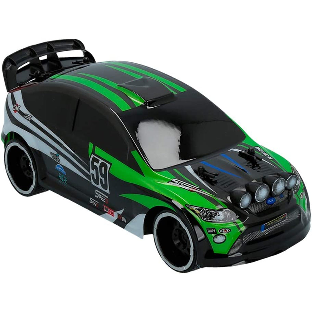 Rally Xtreme Racing Car (1:16) Green For Children