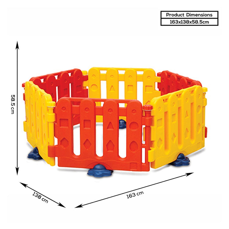 Activity Center Play Pen, Safety Yard, 6 Panels for Kids - COD not available