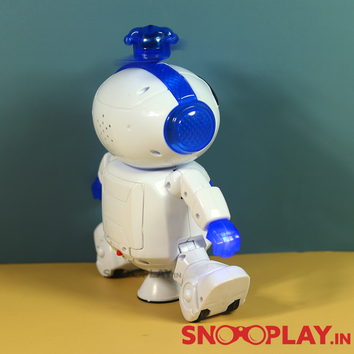 Dancing Robot Musical Toy With Lights For Kids (with 360 Degree Rotation)