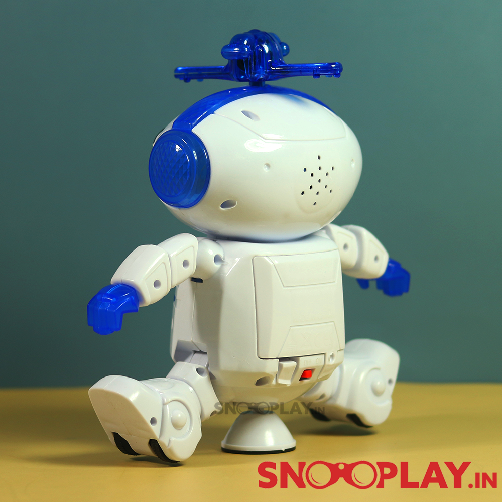 Dancing Robot Musical Toy With Lights For Kids (with 360 Degree Rotation)