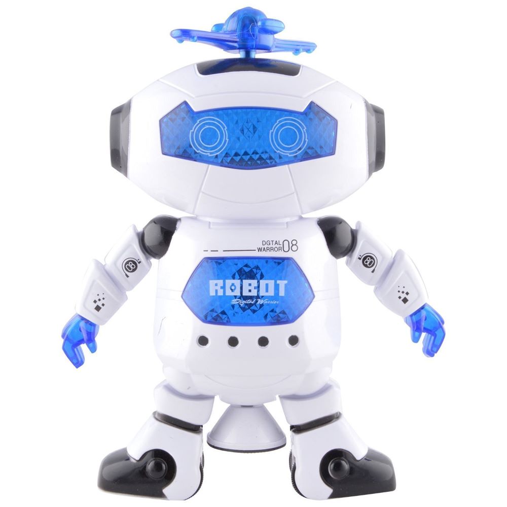 Dancing Robot Musical Toy With Lights For Kids (with 360 Degree Rotation)