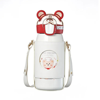 Cute Stainless Steel Water Bottle (530 ML) - - Assorted Colours