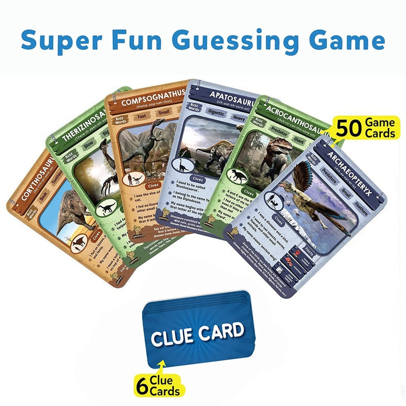 Guess in 10 Deadly Dinosaurs Card Game