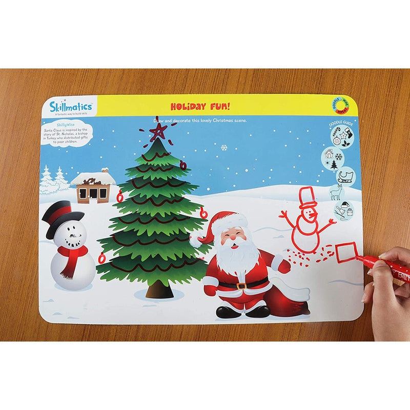 Doodle and Draw Write & Wipe Activity Mat (3-6 Years)