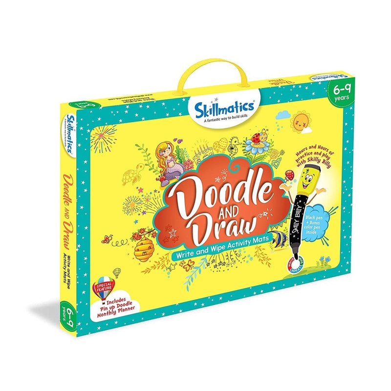 Doodle and Draw Write & Wipe Activity Mat (3-6 Years)