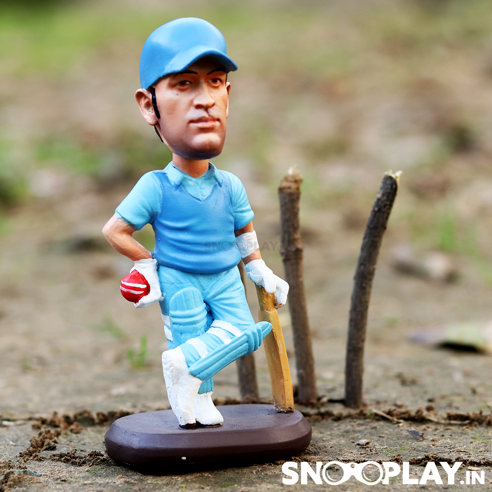 Buy Mahendra Singh Dhoni Action Figure Bobblehead Desk Table Decoration Collectible Best Price