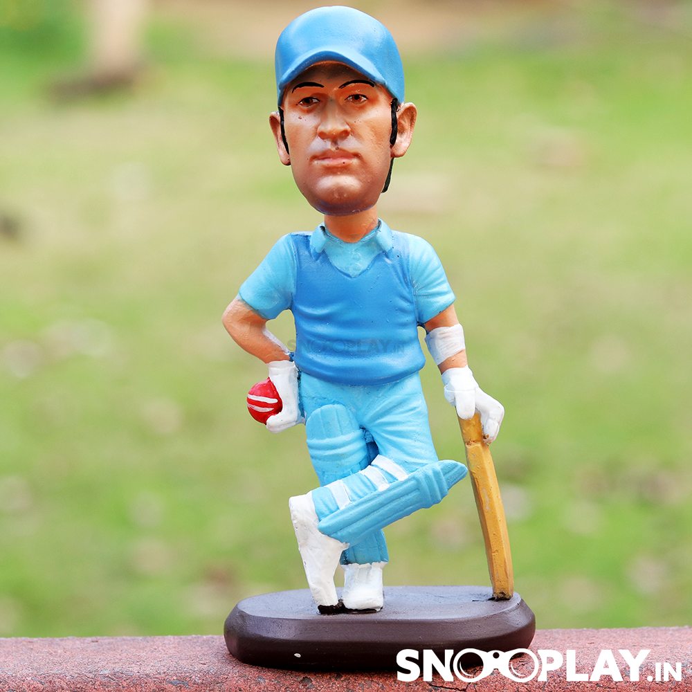 Buy Mahendra Singh Dhoni Action Figure Bobblehead Desk Table Decoration Collectible Best Price