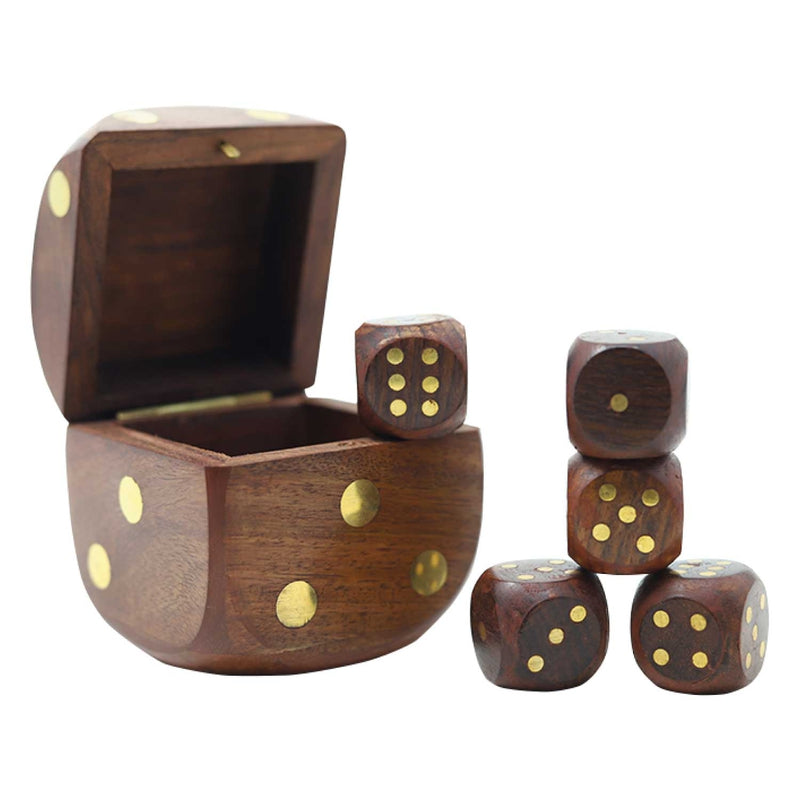 Wooden Dice Box (4 Years till Grown Ups)