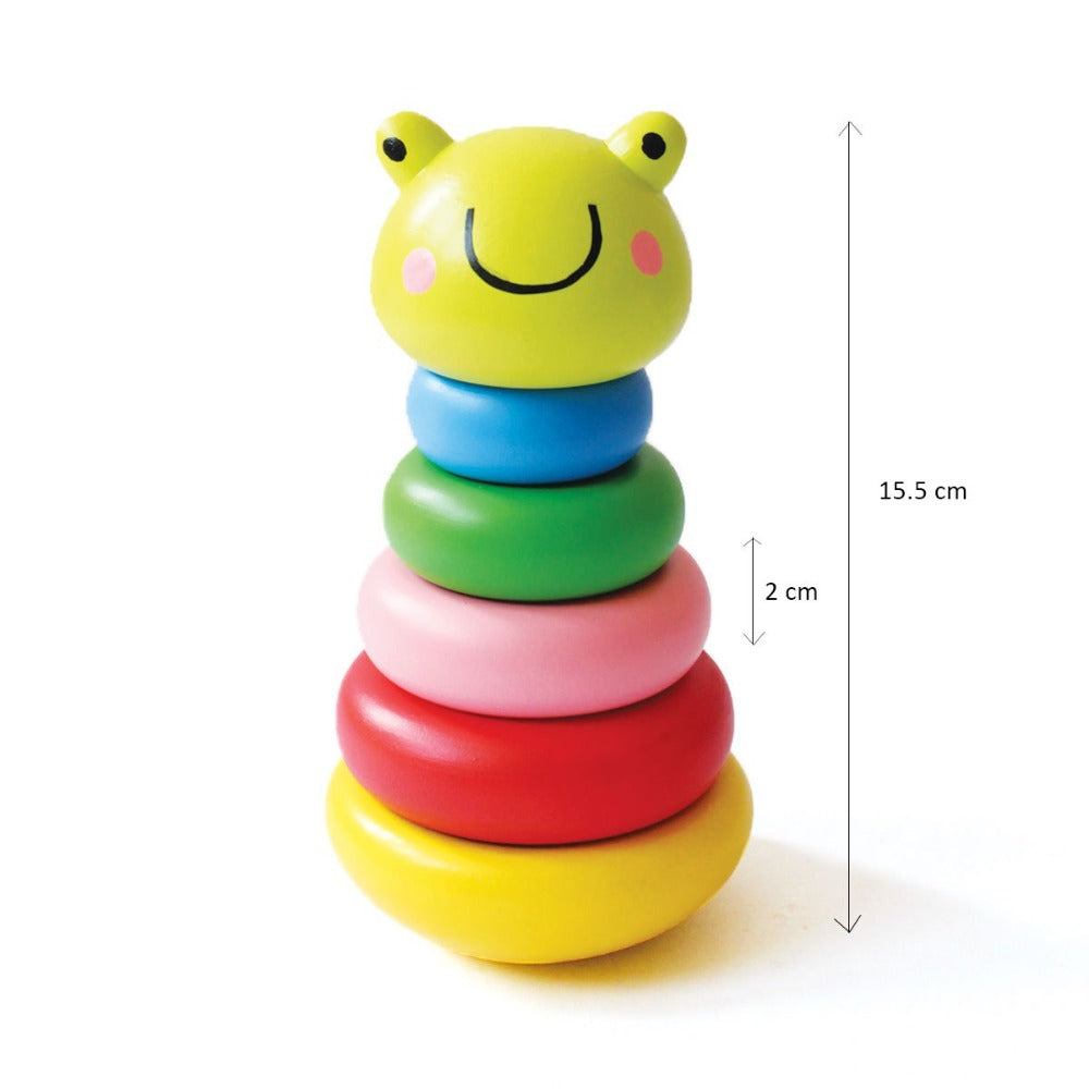 Frog Wooden Stacker (1-2 Years)