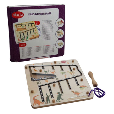 Dinosaur Number Maze Game