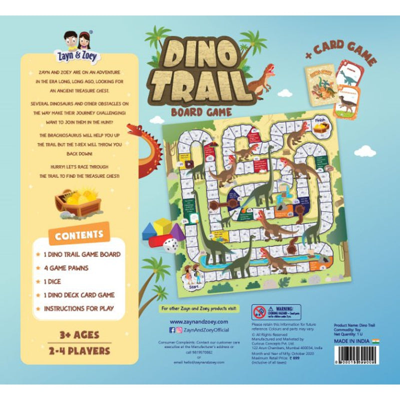 Dino Trail Board Game