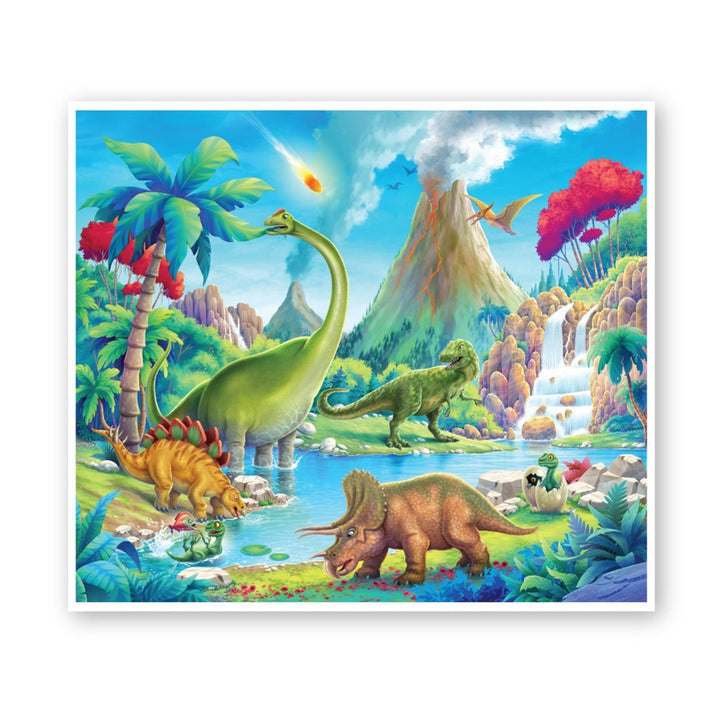 Planet of Lost Dinosaurs + 2 in 1 Jungle Safari Puzzle for Kids