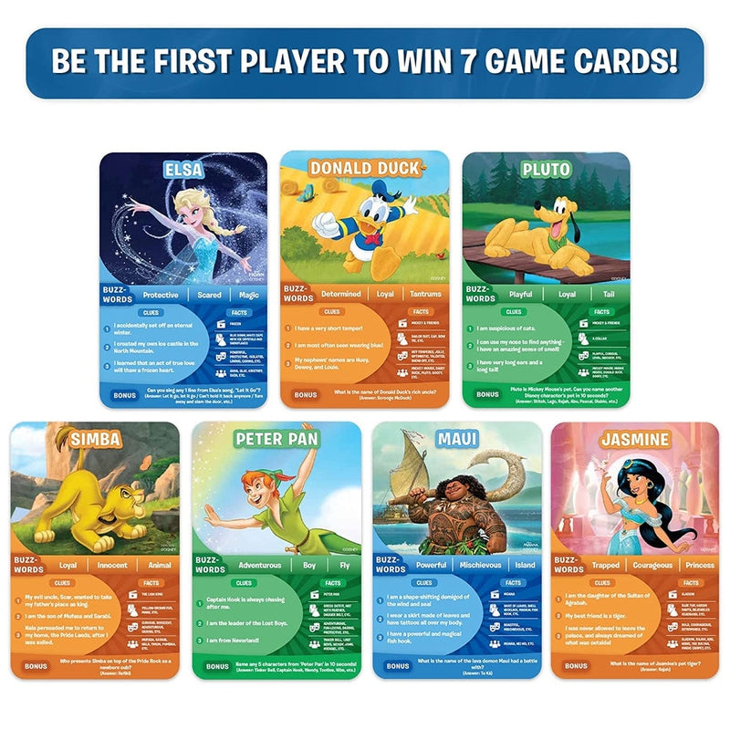 Guess in 10 Disney Edition Card Game