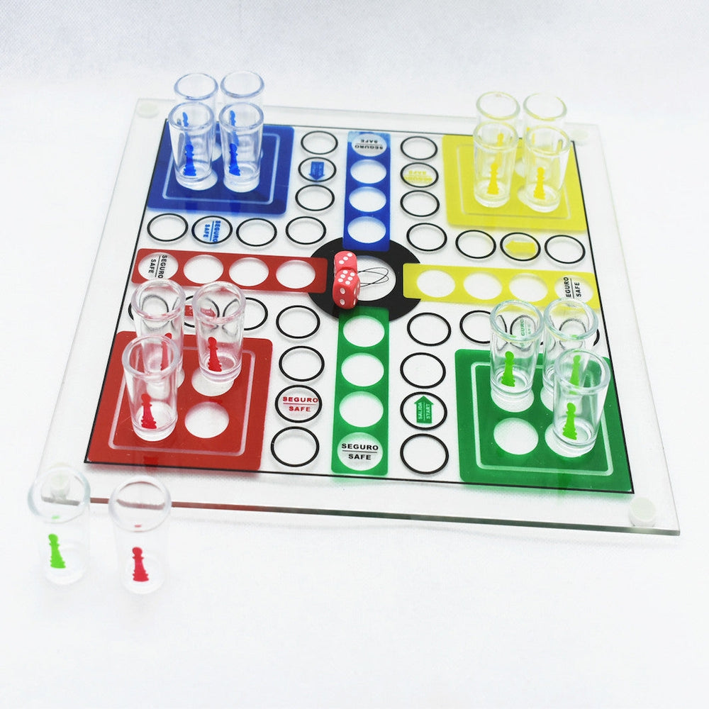 Drinking Ludo Game (With Shot Glasses) Party Game