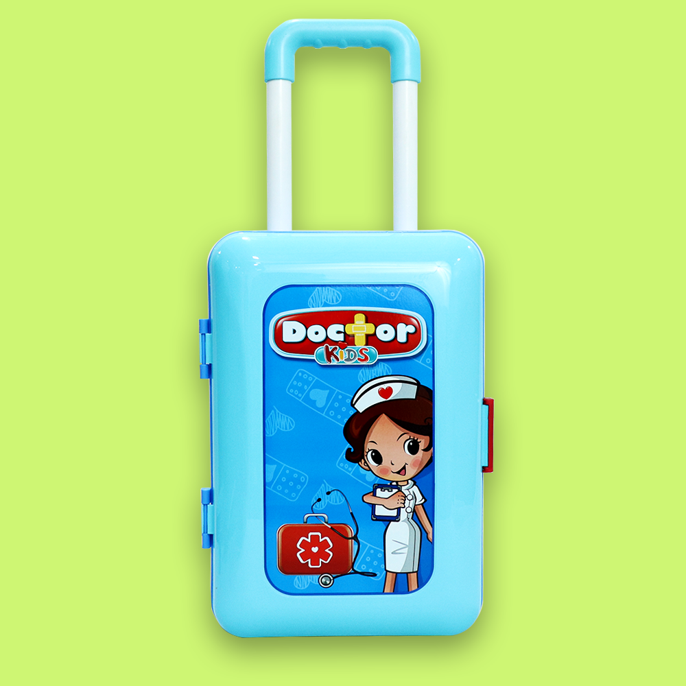 Little Doctor Set Suitcase Trolley For Kids (Big)