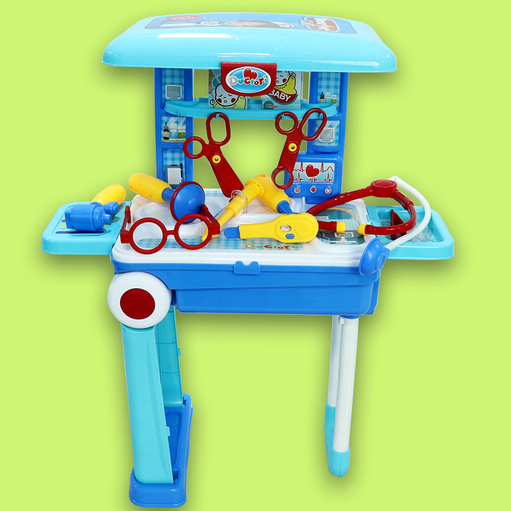 Little Doctor Set Suitcase Trolley For Kids (Big)